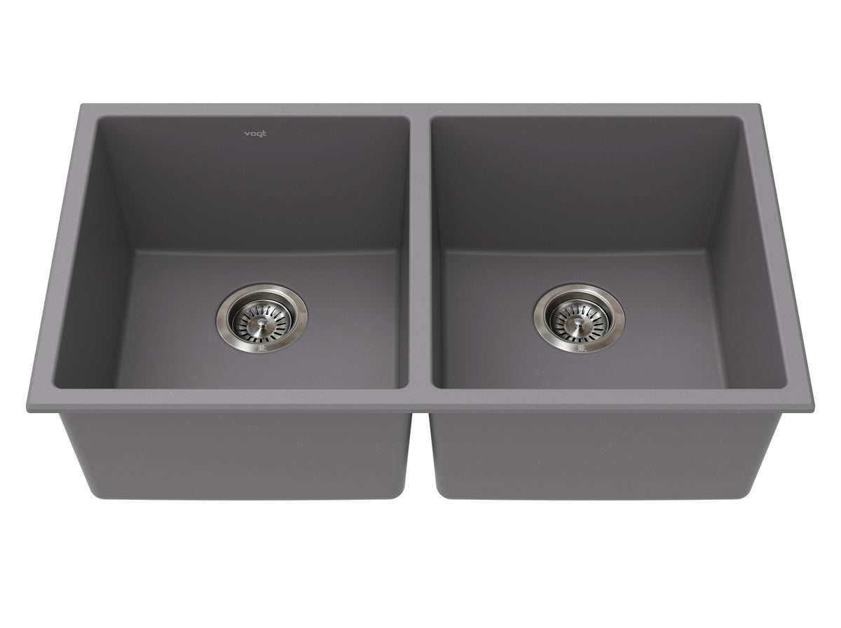 Vogt Vogranite Bludenz GS Sink 32"x18"x9" - Metropolitan Grey