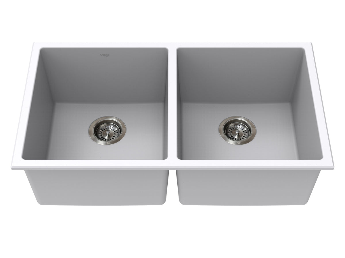 Vogt Vogranite Bludenz GS Sink 32"x18"x9" - Powder Grey