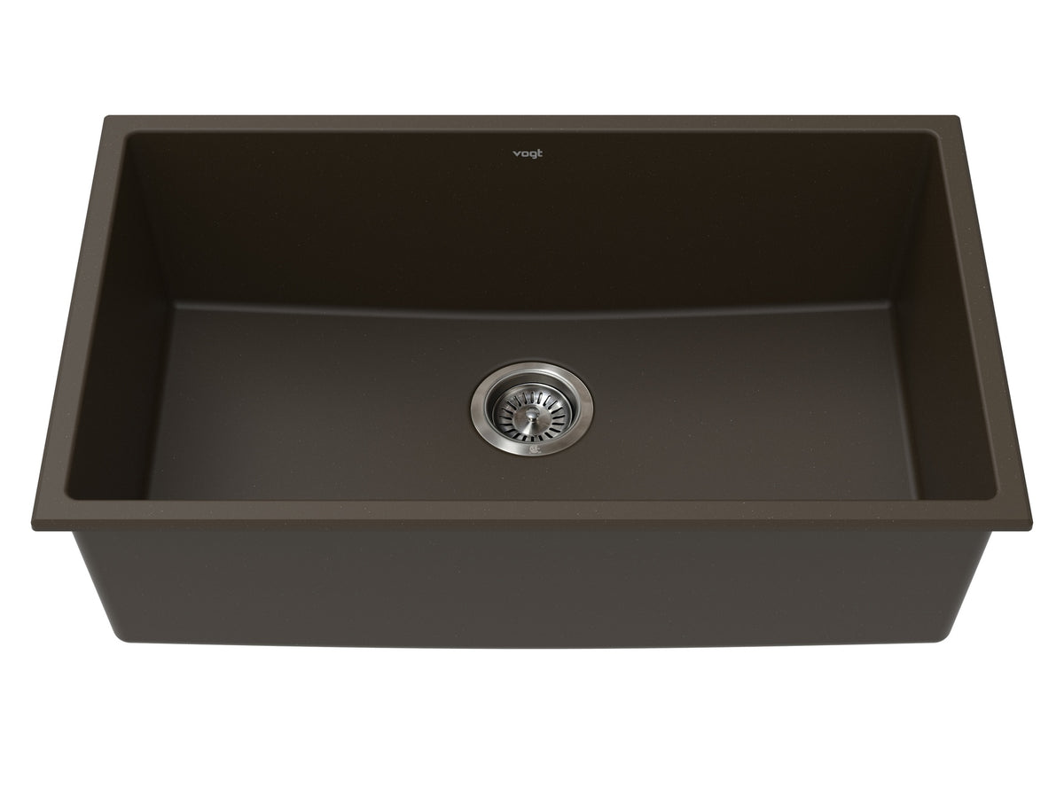 Vogt Vogranite Graz GS Sink 30"x18"x9" - Java Brown