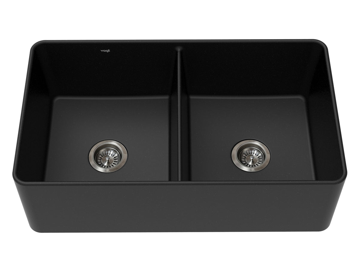 Vogt Vogranite Kaltenbach GS Apron Front Sink - Onyx Black