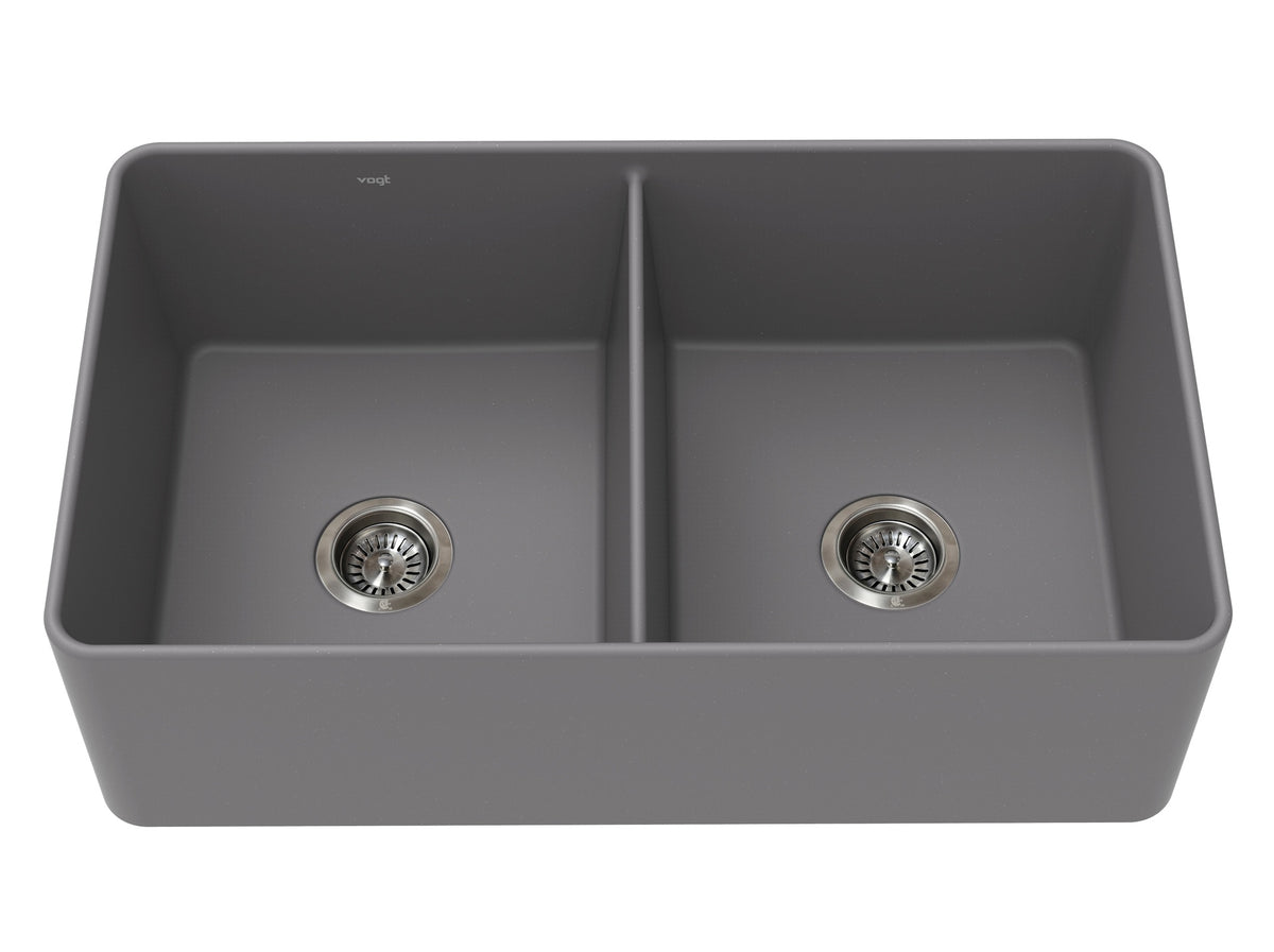 Vogt Vogranite Kaltenbach GS Apron Front Sink - Metropolitan Grey