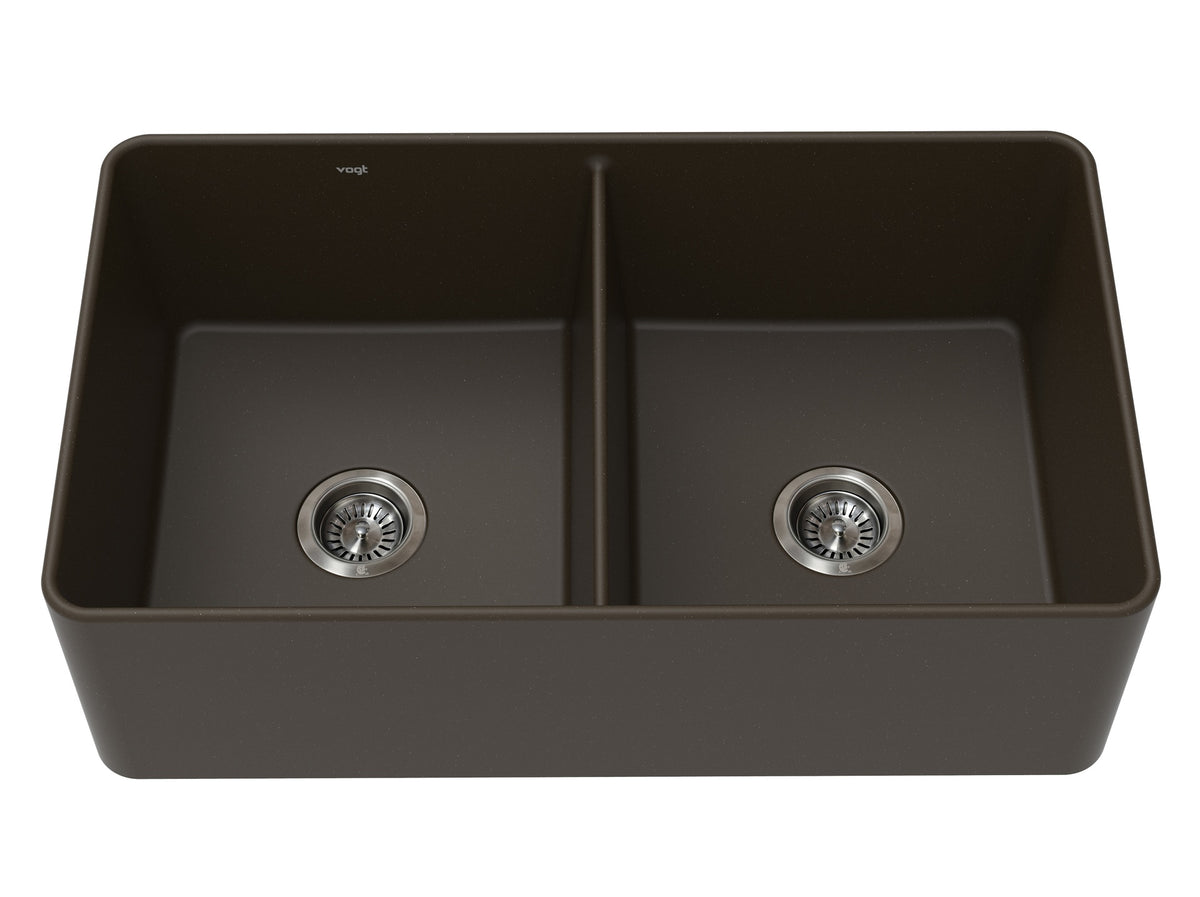 Vogt Vogranite Kaltenbach GS Apron Front Sink - Java Brown