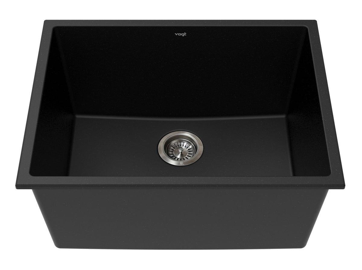 Vogt Vogranite Mitterdorf GS Sink 25"x19"x12" - Onyx Black