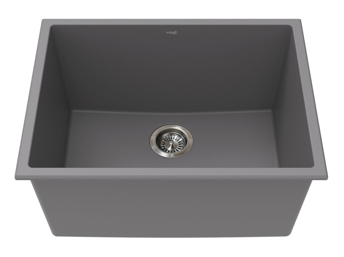 Vogt Vogranite Mitterdorf GS Sink 25"x19"x12" - Metropolitan Grey