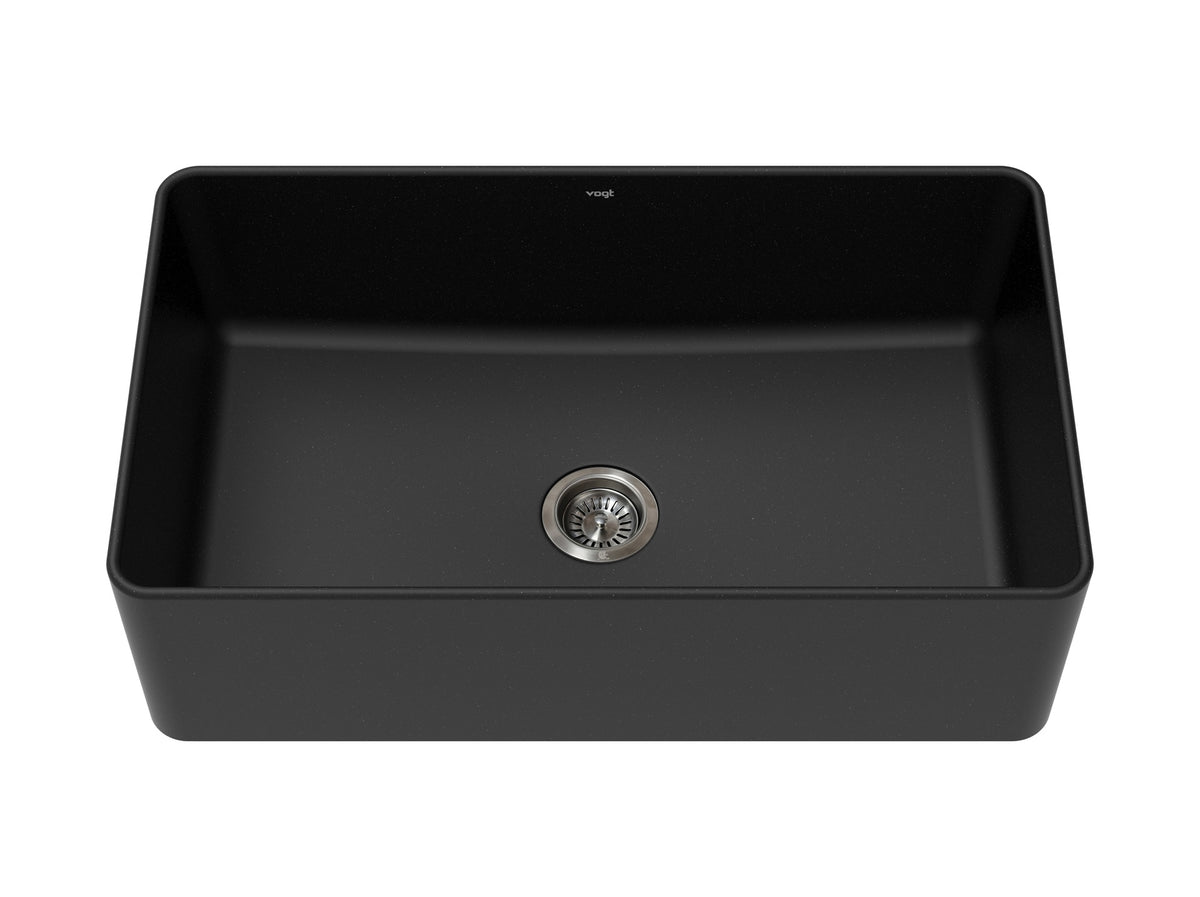 Vogt Vogranite Neustadt GS Apron Front Sink - Onyx Black