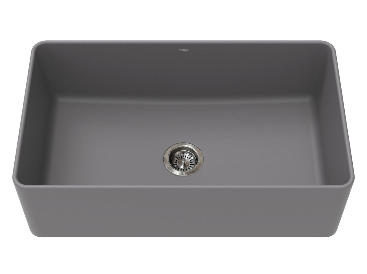 Vogt Vogranite Neustadt GS Apron Front Sink - Metropolitan Grey