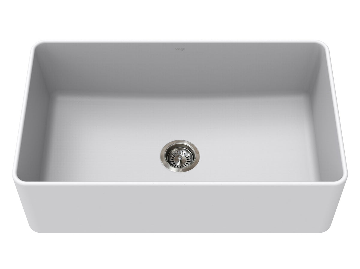 Vogt Vogranite Neustadt GS Apron Front Sink - Powder Grey