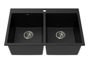 Vogt Vogranite Rankweil GS Topmount Sink 30"x20"x9" - Onyx Black