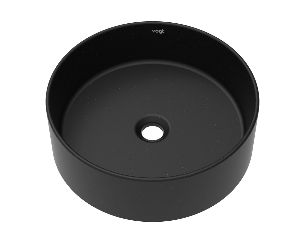 Vogt Runden Vogranite Vessel Sink - Onyx Black