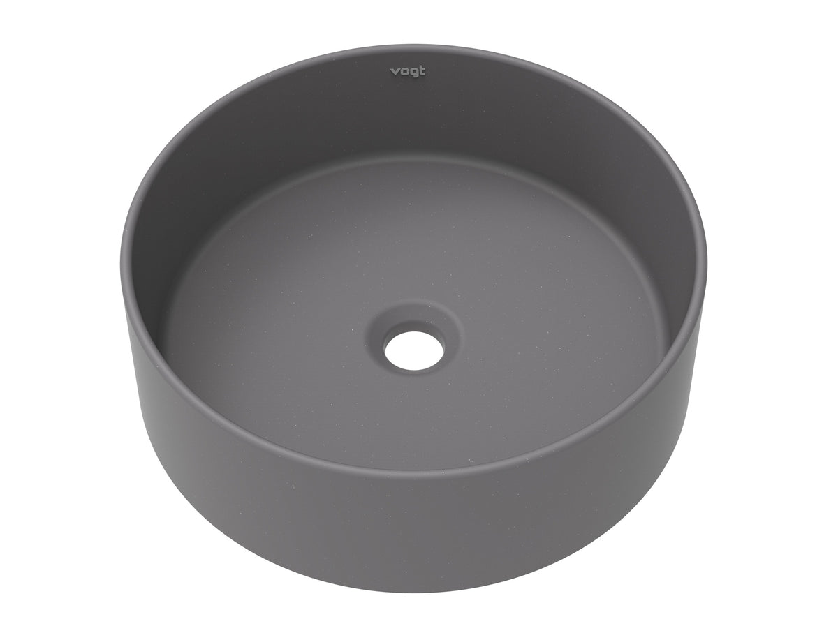 Vogt Runden Vogranite Vessel Sink - Metropolitan Grey