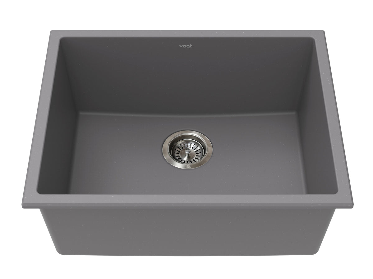Vogt Vogranite Salzburg GS Sink 23"x18"x9" - Metropolitan Grey