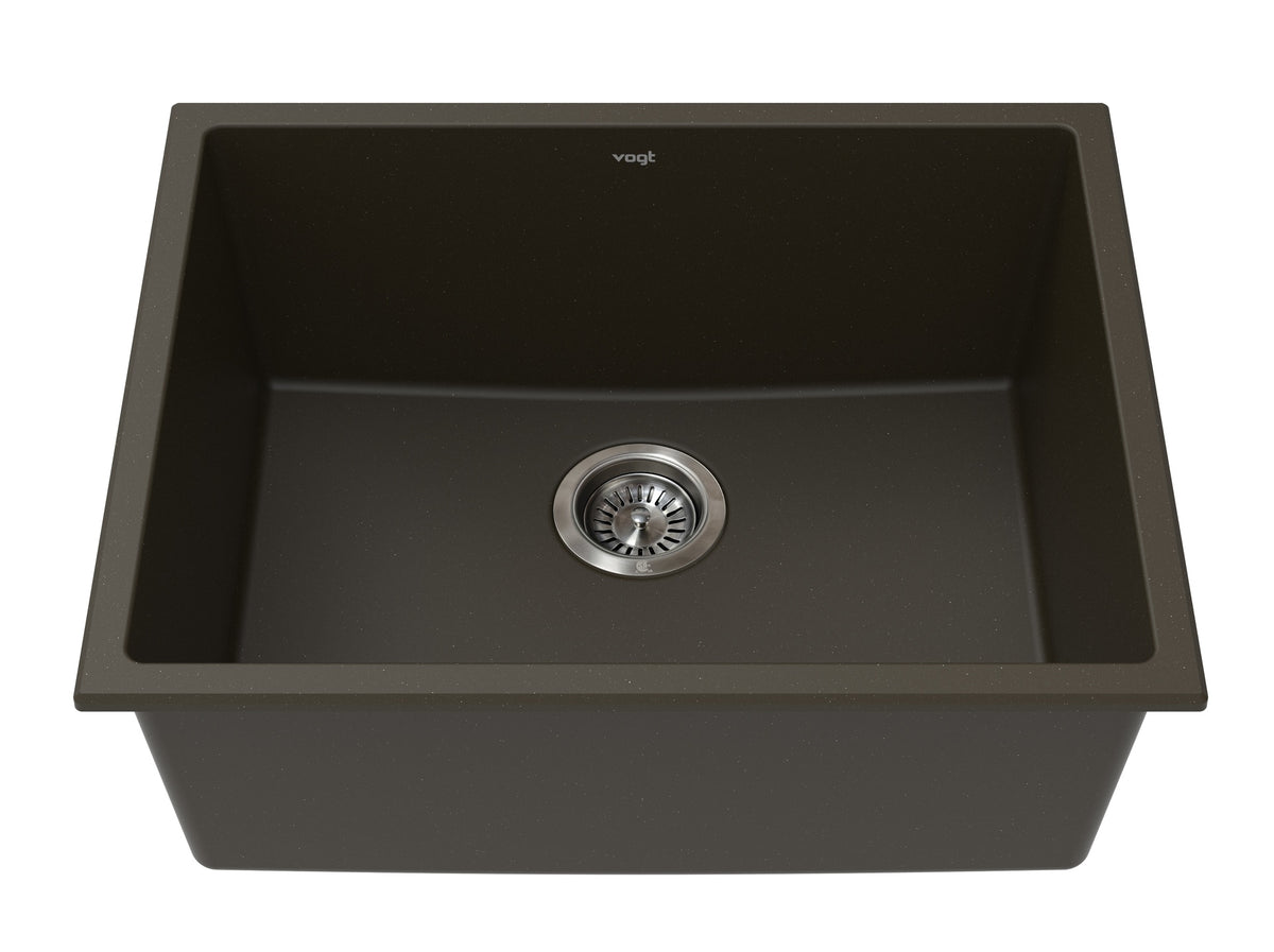 Vogt Vogranite Salzburg GS Sink 23"x18"x9" - Java Brown
