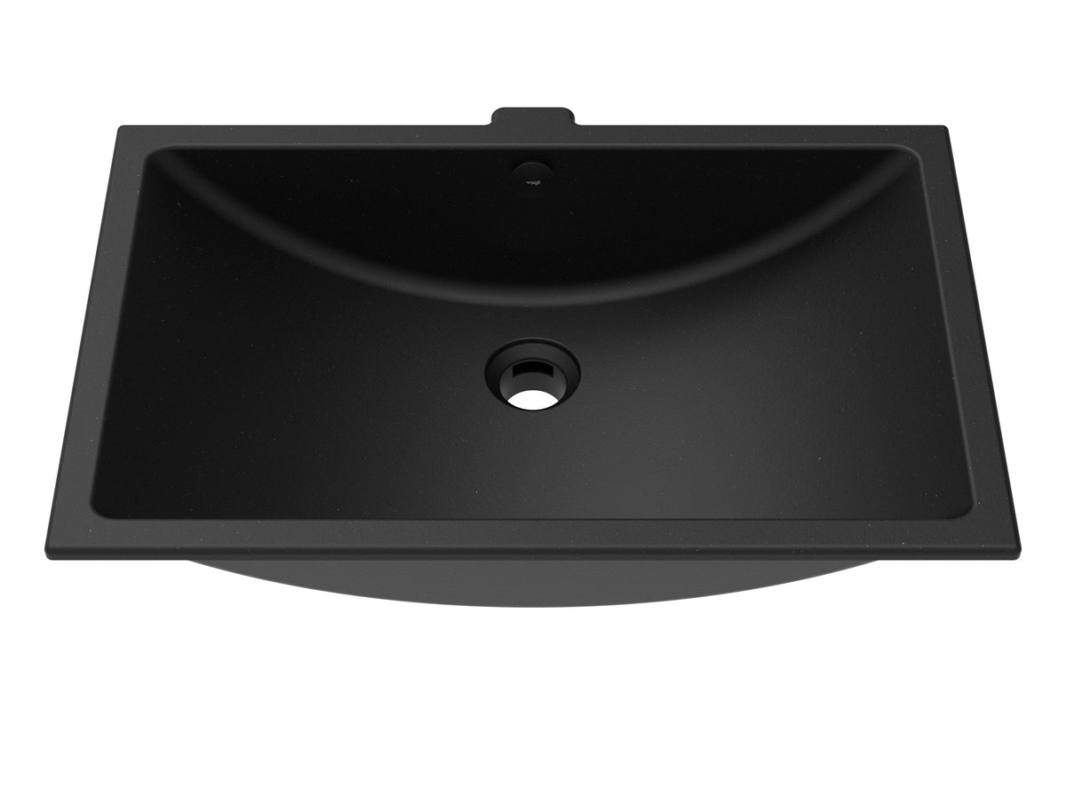 Vogt Zell Vogranite Undermount Vanity Sink - Onyx Black