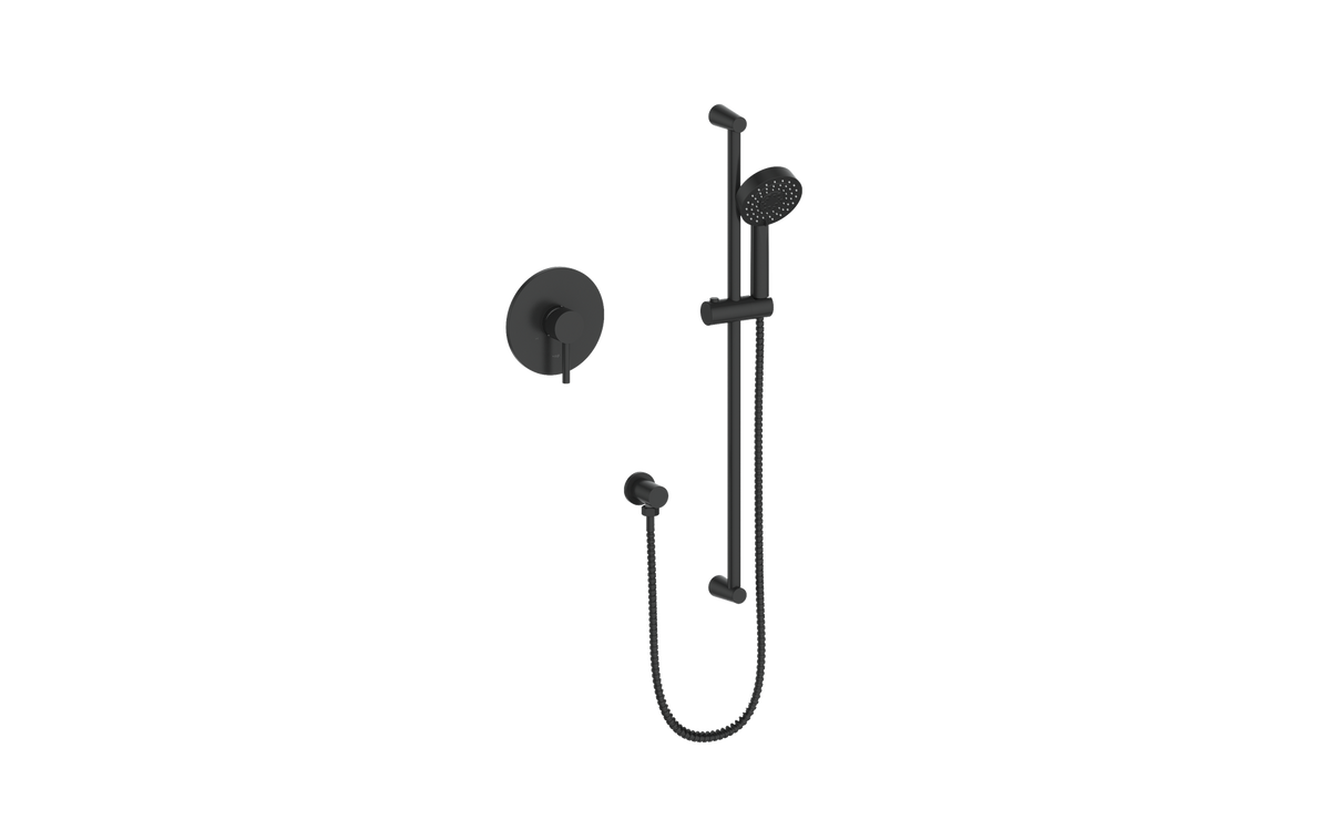 Vogt Worgl 1-Way PB Shower Kit - Matte Black