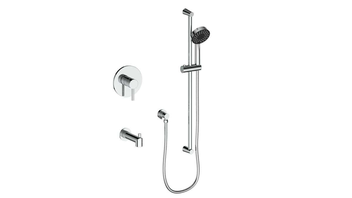Vogt Worgl 1-Way PB Shower Kit - Chrome