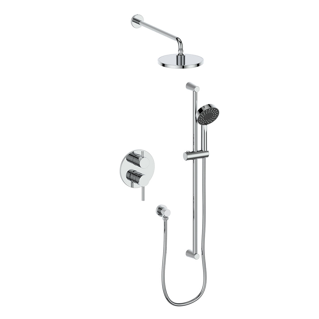 Vogt Worgl 2-Way PB Shower Kit - Chrome