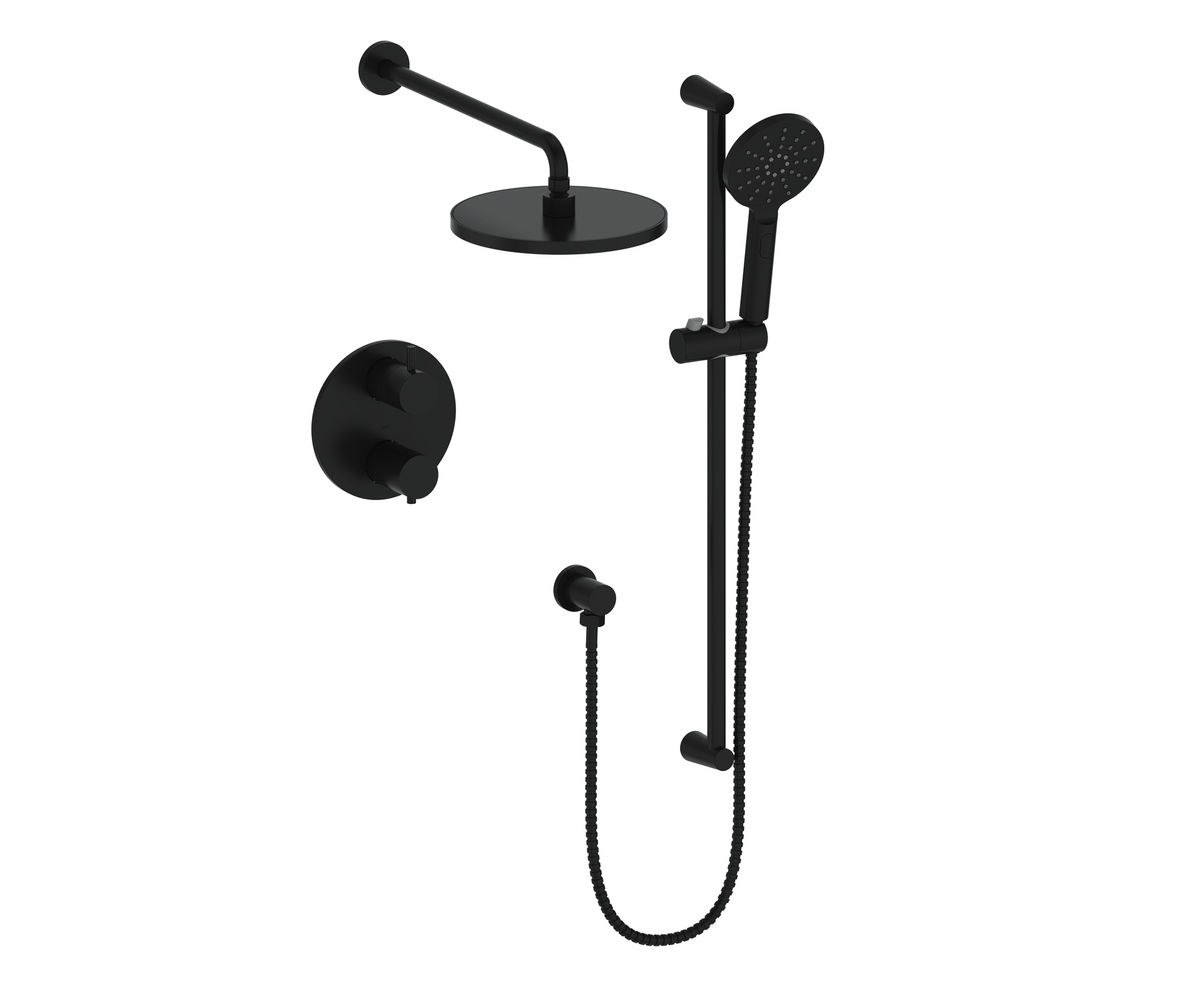 Vogt Worgl 2-Way TH Shower Kit - Matte Black