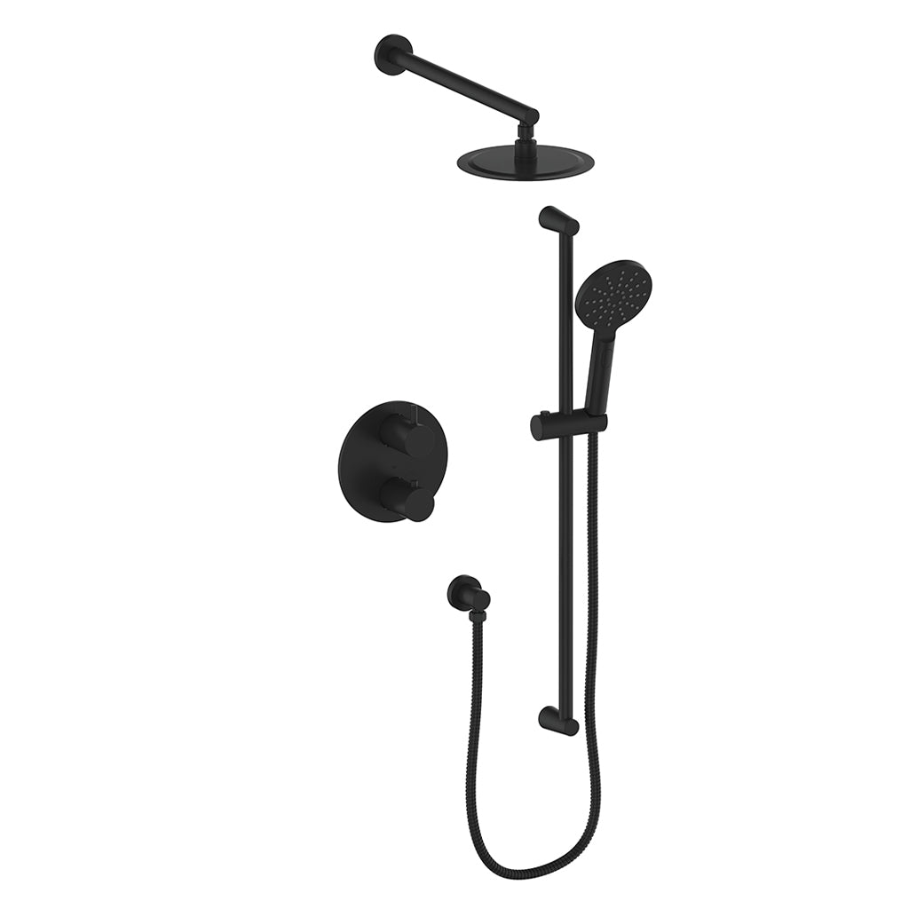 Vogt Worgl 2-Way TH Shower Kit - Matte Black