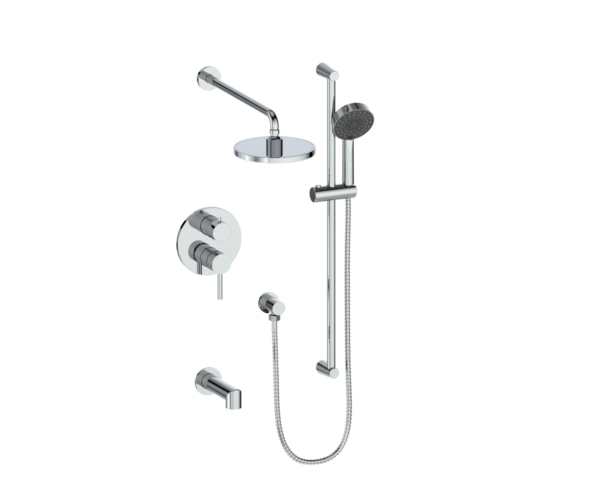 Vogt Worgl 3-Way PB Shower Kit - Chrome