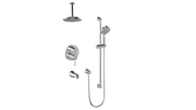 Vogt Worgl 3-Way PB Shower Kit with 6" Ceiling Arm - Chrome