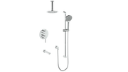 Vogt Worgl 3-Way PB Shower Kit with 6" Ceiling Arm - Chrome