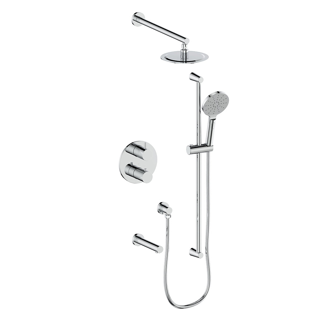 Vogt Worgl 3-Way TH Shower Kit - Chrome