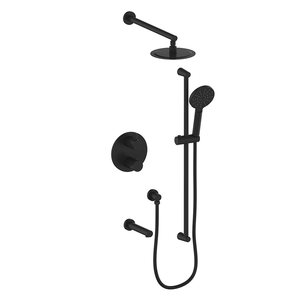 Vogt Worgl 3-Way TH Shower Kit - Matte Black