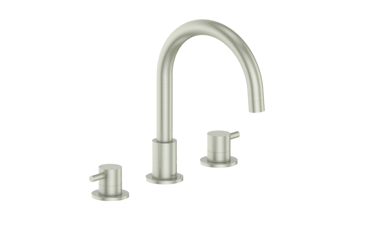 Vogt Worgl 8" C.C. Faucet with Pop-up - Brushed Nickel