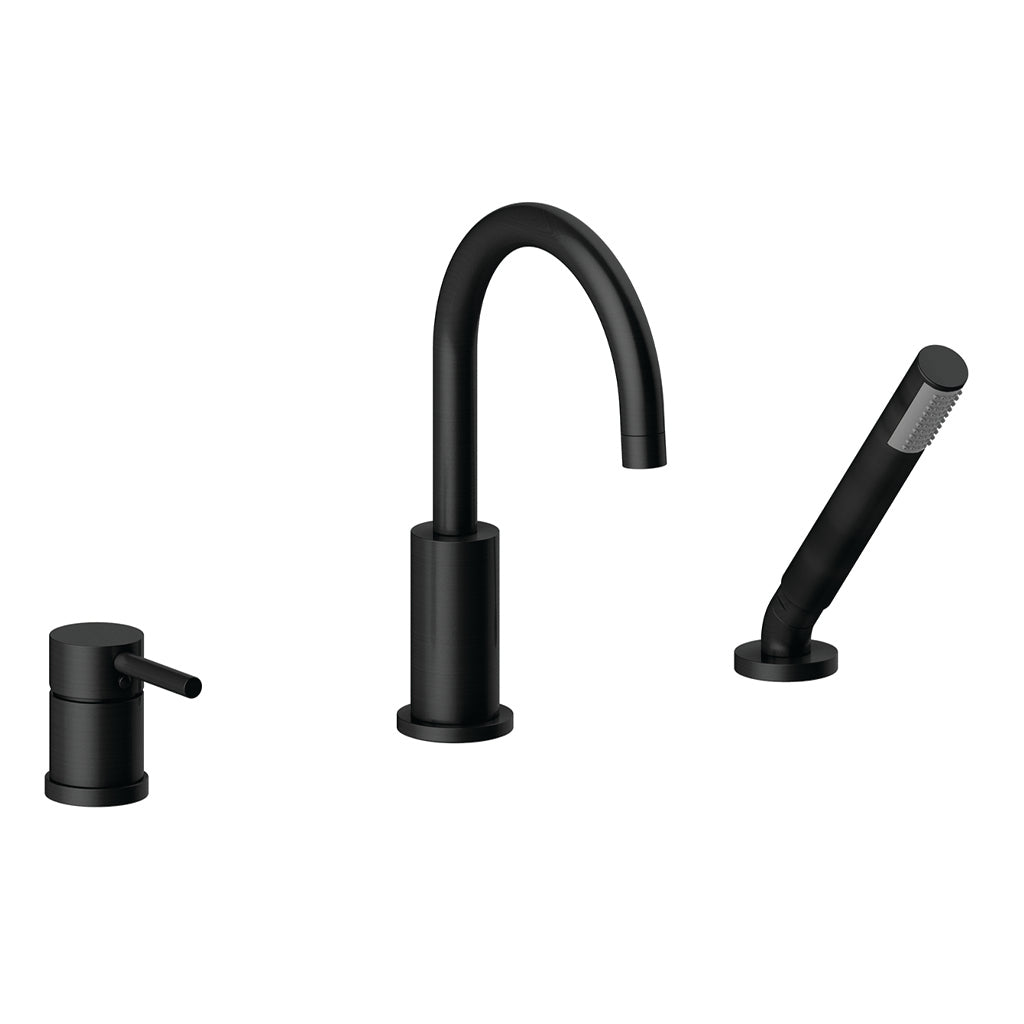 Vogt Worgl Deck Mount Tub Filler - Matte Black