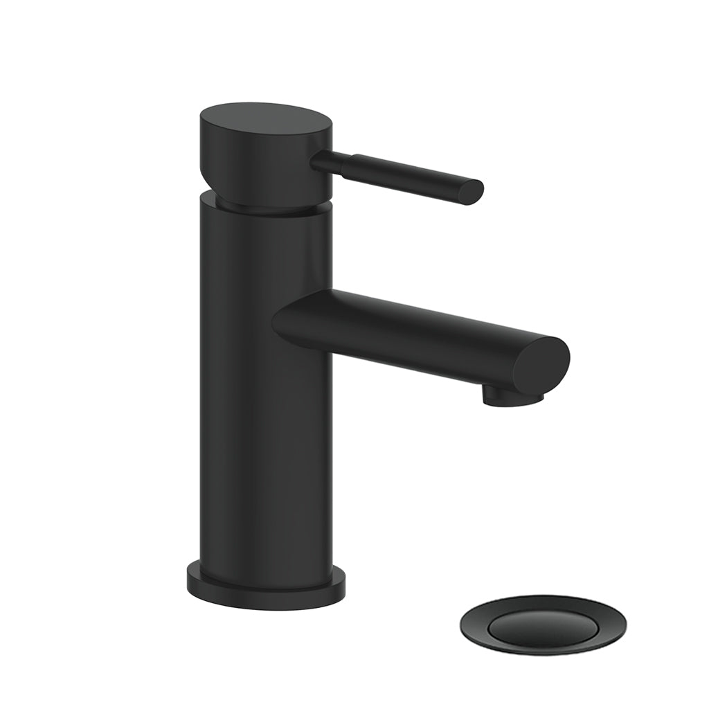 Vogt Worgl Faucet with Pop-up Drain - Matte Black