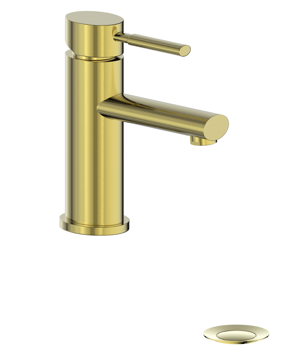 Vogt Worgl Faucet with Pop-up Drain - Brushed Gold