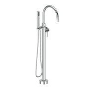 Vogt Worgl Floor Mount Tub Filler - Chrome