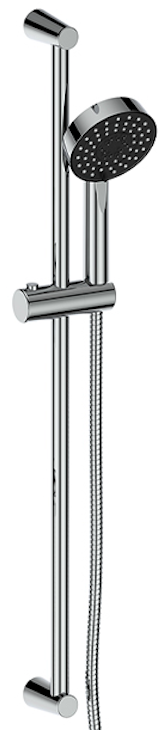 Vogt Worgl Sliding Shower Bar with Hand Shower - Chrome