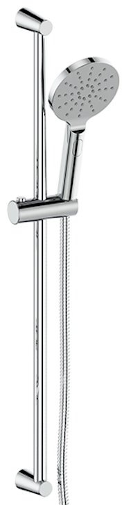Vogt Worgl Sliding Shower Bar with Hand Shower - Chrome