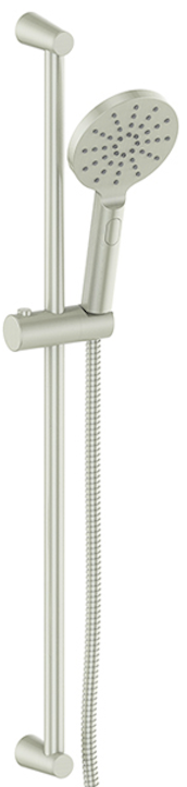 Vogt Worgl Sliding Shower Bar with Hand Shower - Brushed Nickel