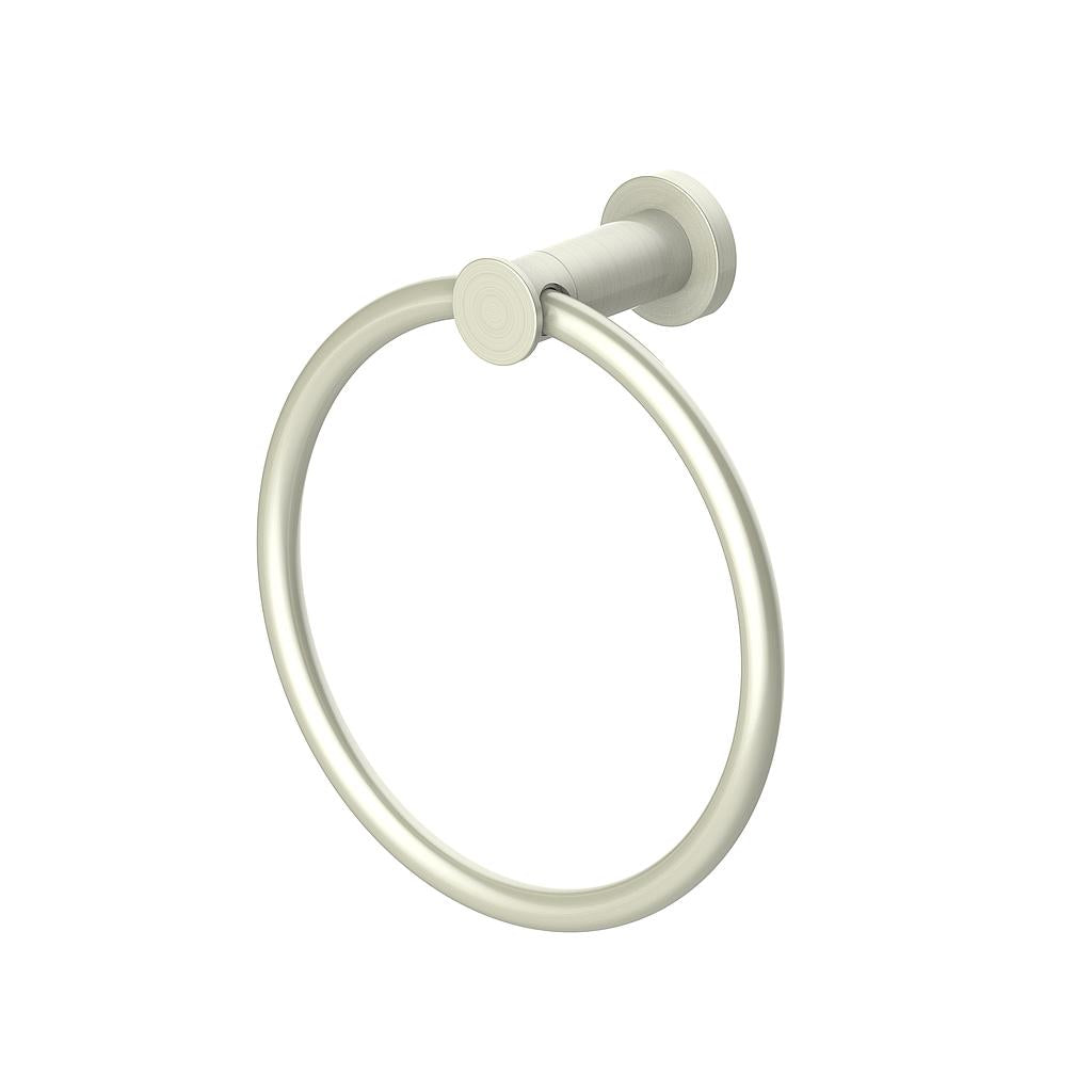Vogt Worgl Towel Ring - Brushed Nickel