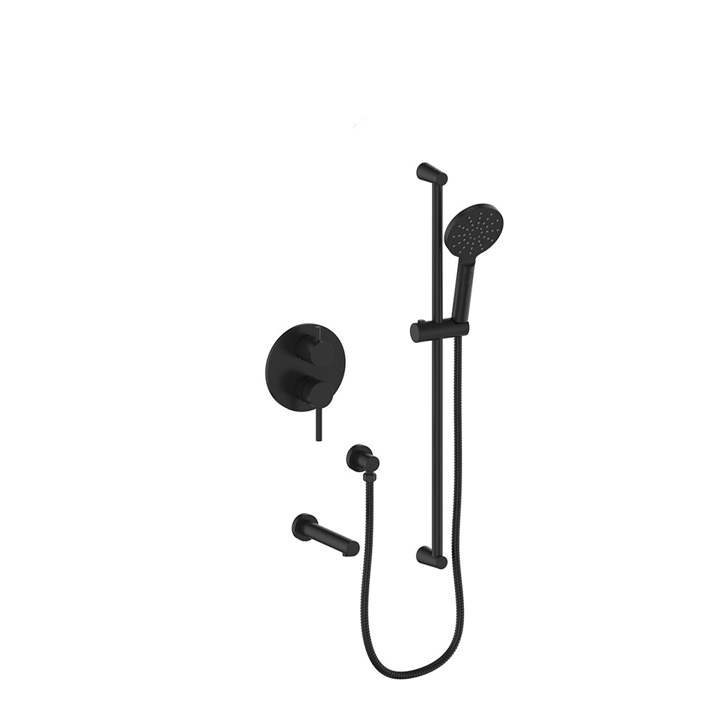 Vogt Worgl Trim for 2-Way PB Shower Kit - Matte Black