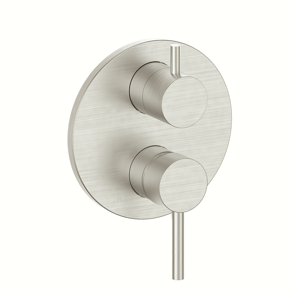 Vogt Worgl Trim for 2-Way PB Valve - Brushed Nickel