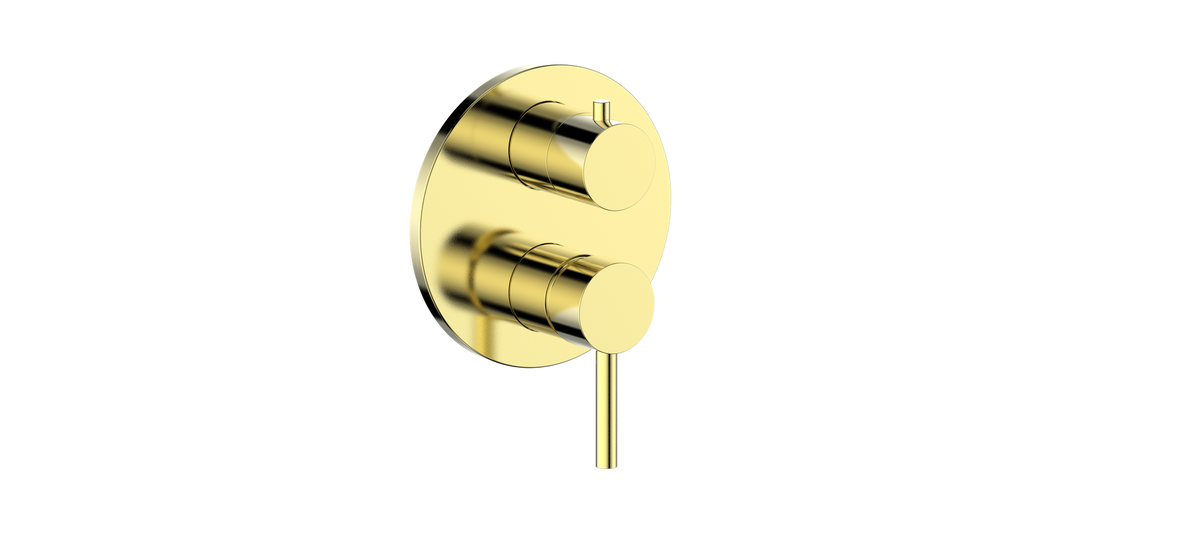 Vogt Worgl Trim for 2-Way PB Valve - Brushed Gold