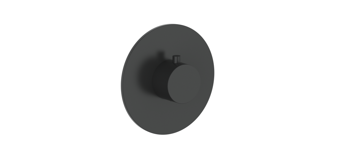 Vogt Worgl Trim for 3/4" High-Flow TH Valve - Matte Black