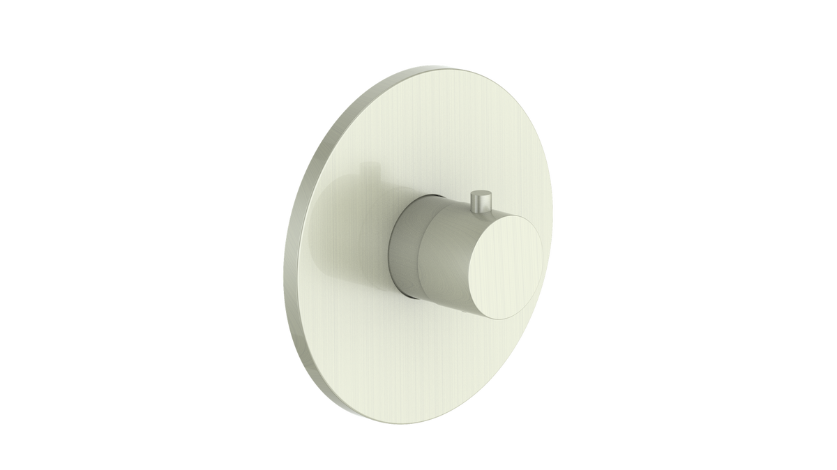 Vogt Worgl Trim for 3/4" TH Valve - Brushed Nickel