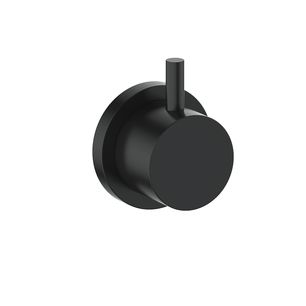 Vogt Worgl Trim for 3/4" Volume Control - Matte Black