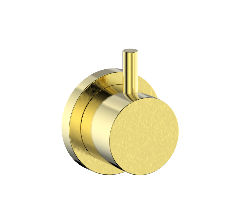 Vogt Worgl Trim for 3/4" Volume Control - Brushed Gold