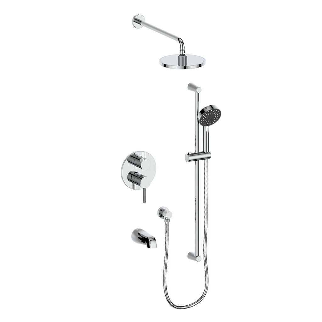 Vogt Worgl Trim for 3-Way PB Shower Kit - Chrome