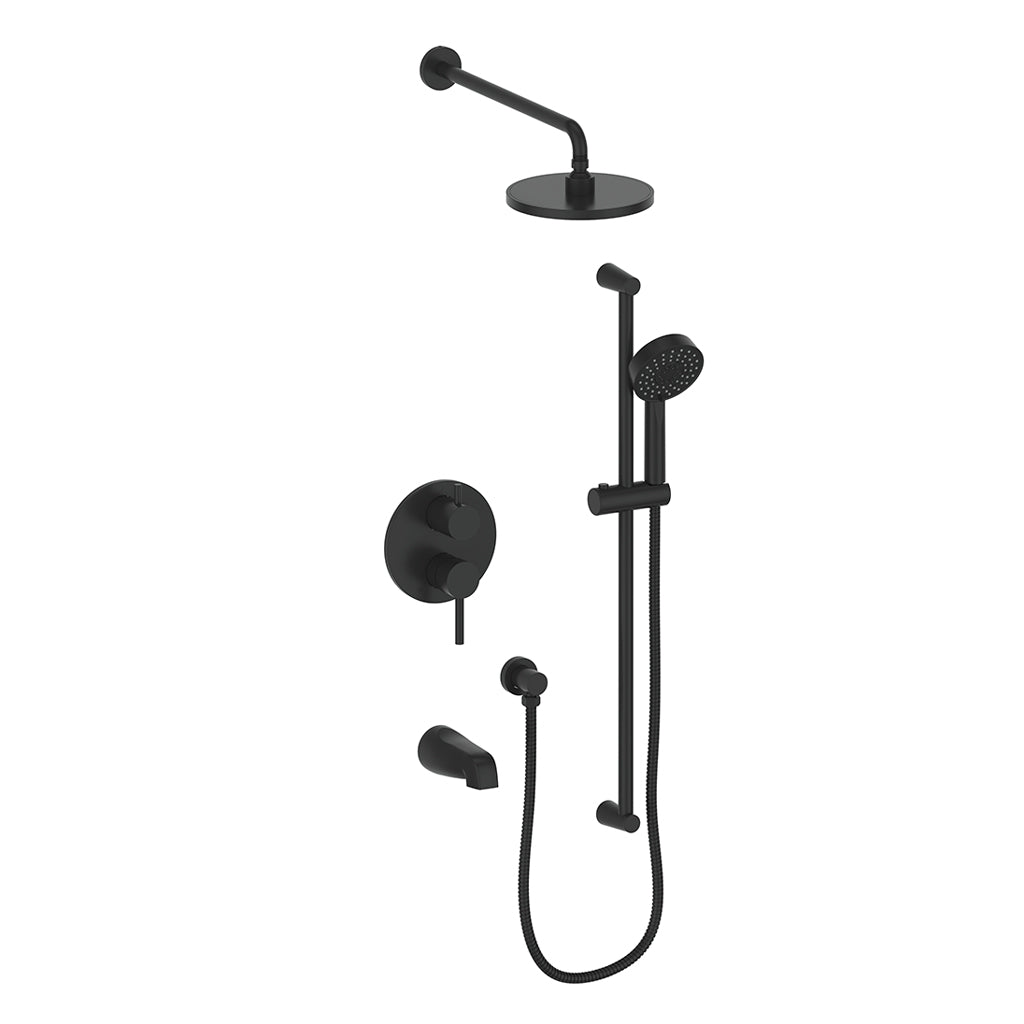 Vogt Worgl Trim for 3-Way PB Shower Kit - Matte Black