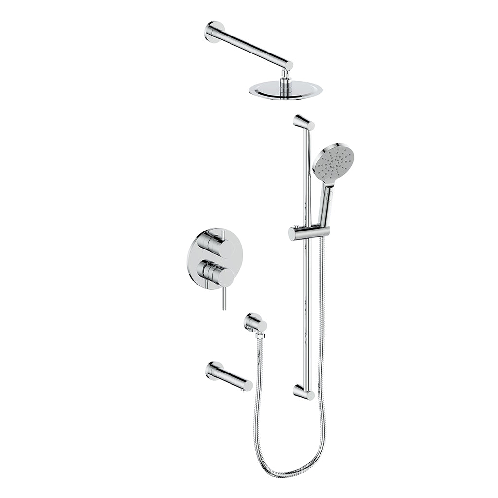 Vogt Worgl Trim for 3-Way PB Shower Kit - Chrome