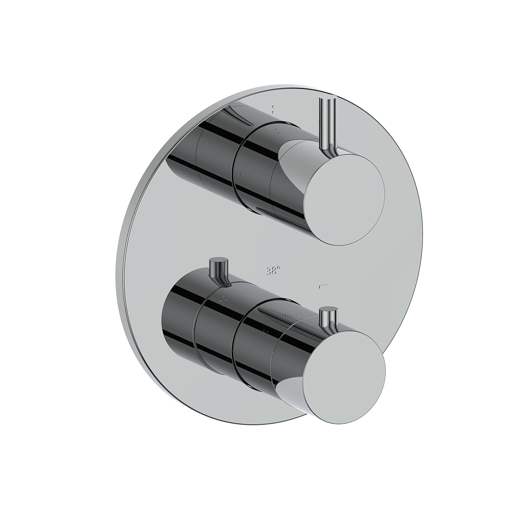 Vogt Worgl Trim for 3-Way TH Valve - Chrome