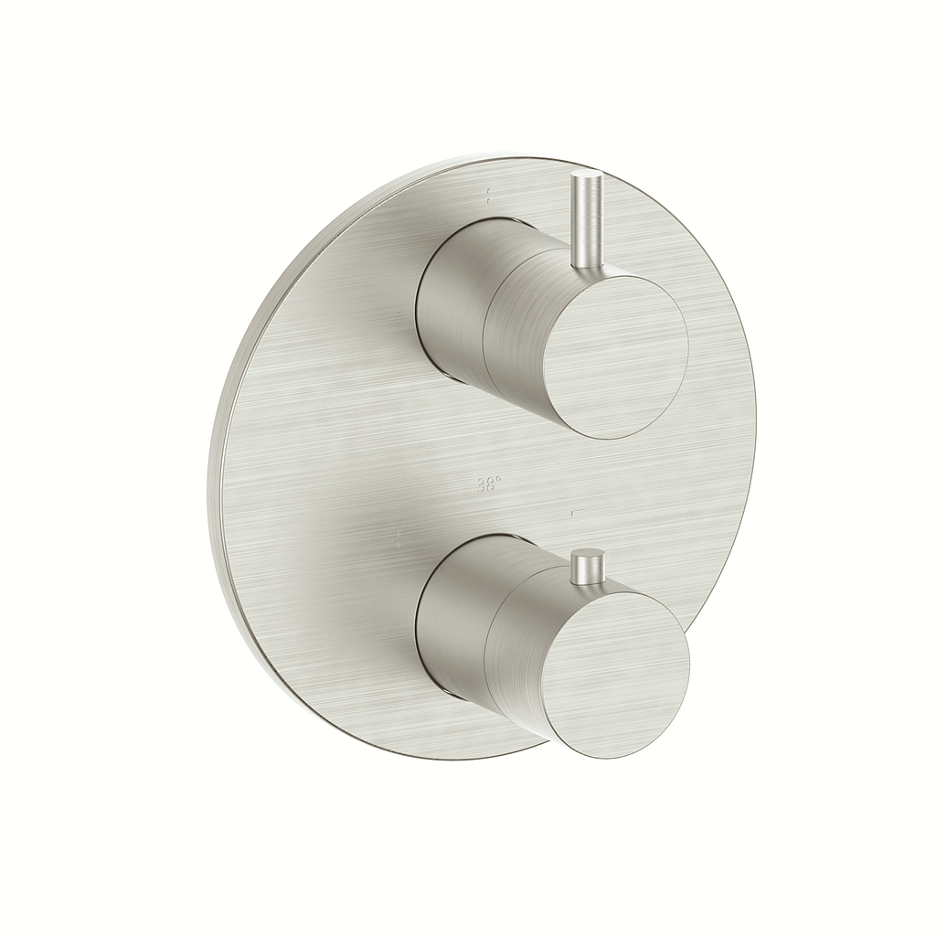 Vogt Worgl Trim for 3-Way TH Valve - Brushed Nickel