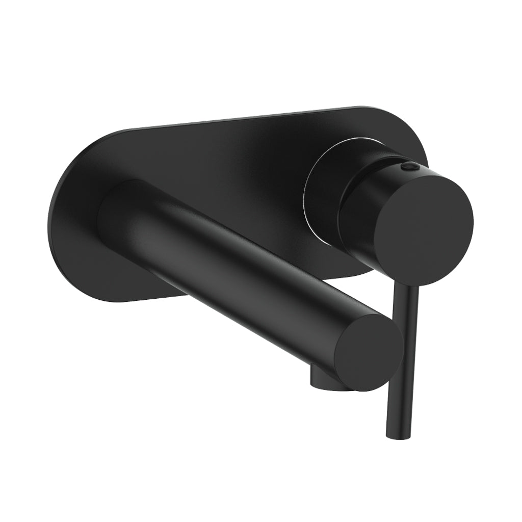 Vogt Worgl Trim for Wall Mount Lavatory Faucet with Single Plate - Matte Black