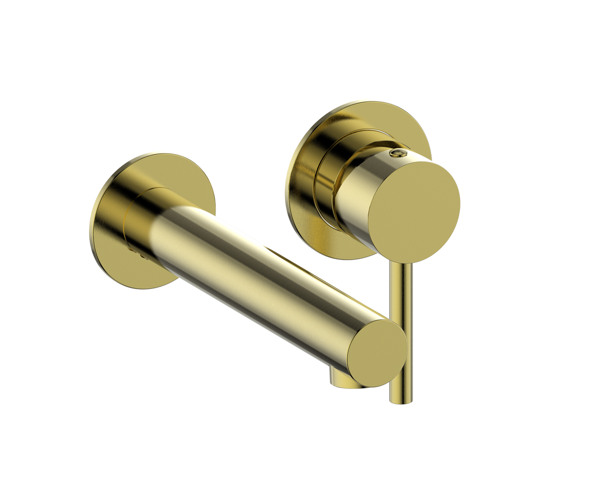 Vogt Worgl Wall Mount Lavatory Faucet - Brushed Gold